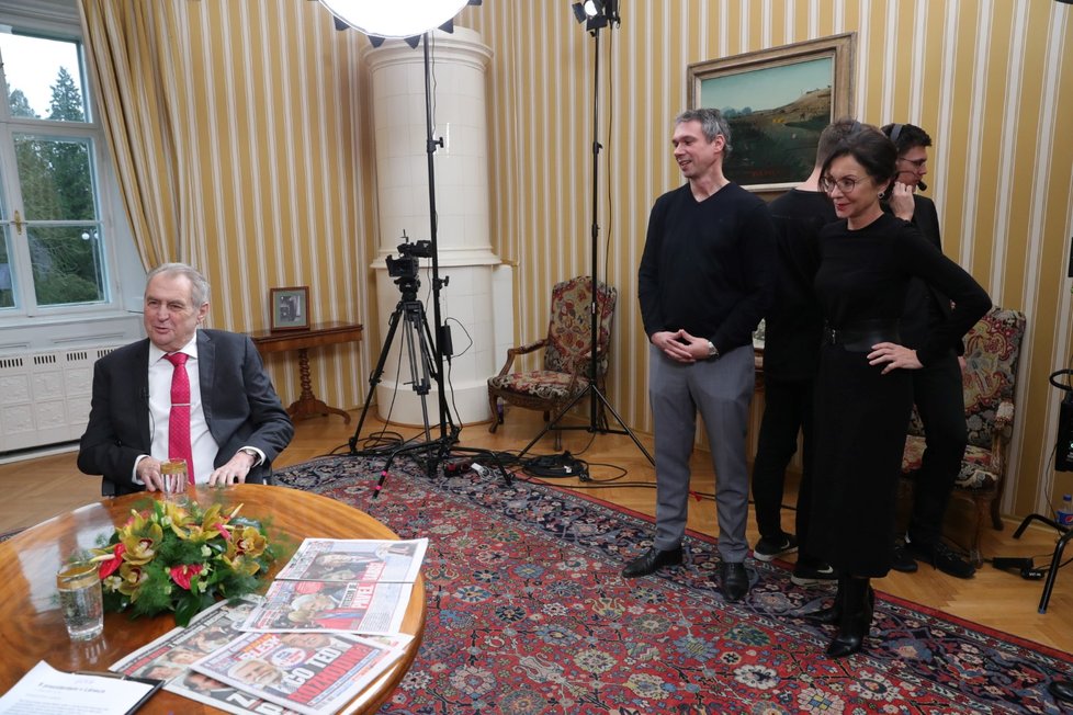 S prezidentem v Lánech: Poslední přípravy před vysíláním (15. 1. 2023)