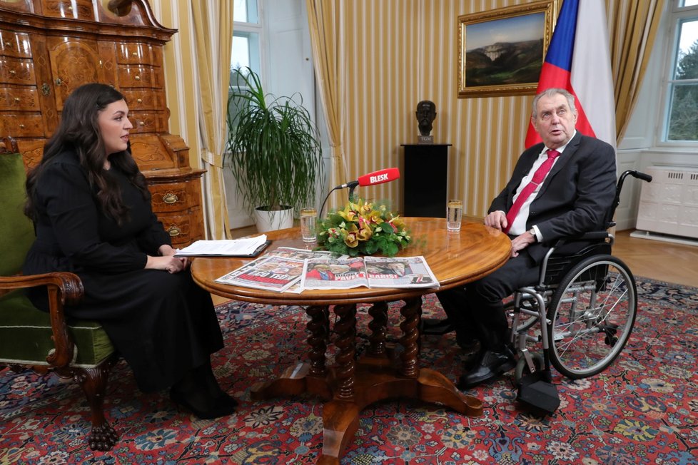 Miloš Zeman v pořadu S prezidentem v Lánech. (15.1.2023)