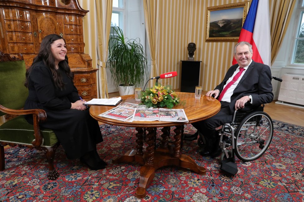 Miloš Zeman v pořadu S prezidentem v Lánech (15. 1. 2023)