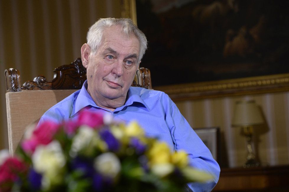 Miloš Zeman v pořadu S prezidentem v Lánech