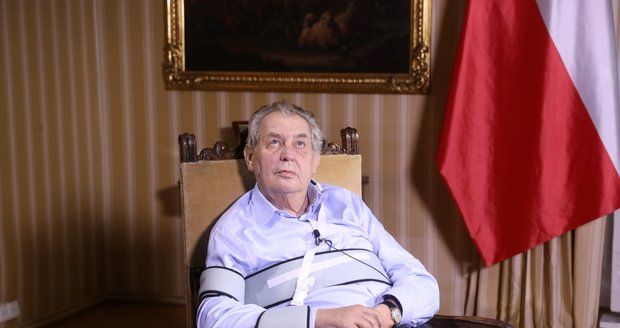 Miloš Zeman v pořadu S prezidentem v Lánech. (11.10.2020)