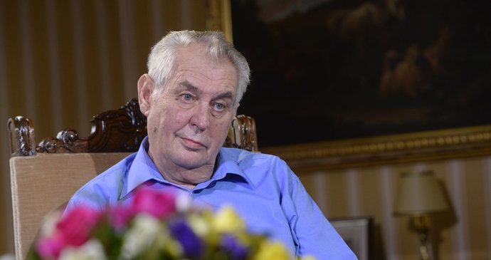 Miloš Zeman v pořadu S prezidentem v Lánech