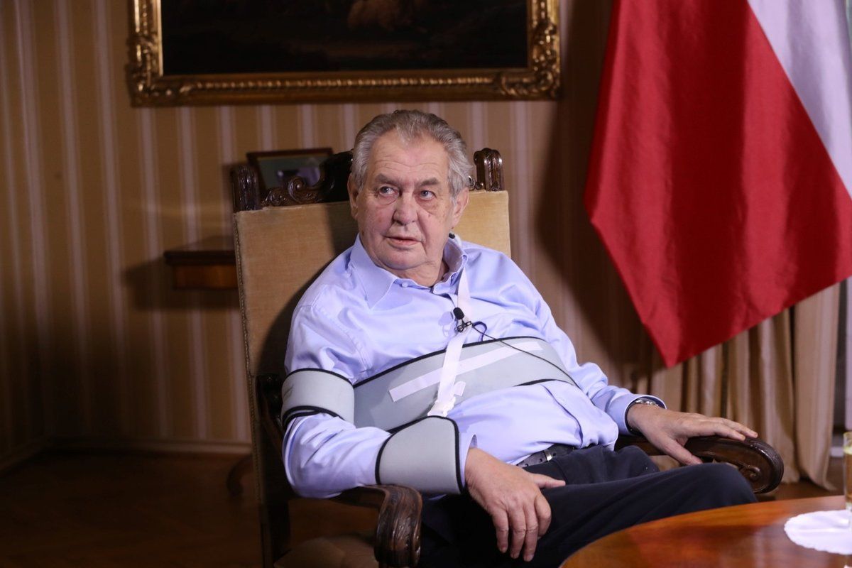 Miloš Zeman v pořadu S prezidentem v Lánech. (11.10.2020)