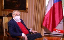 Miloš Zeman (75) o koronaviru: Lepší je něco přehnat než podcenit!