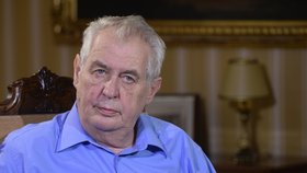 Miloš Zeman v pořadu S prezidentem v Lánech