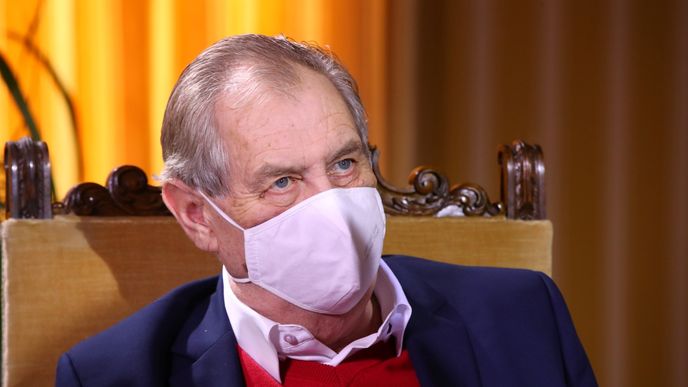 Prezident Miloš Zeman v pořadu S prezidentem Lánech. (5.4.2020)