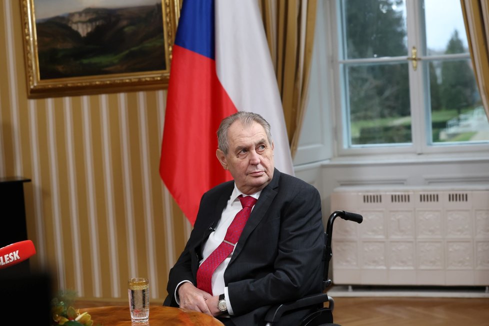 Miloš Zeman v pořadu S prezidentem v Lánech (15. 1. 2023)