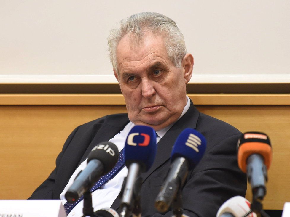 Prezident Miloš Zeman při návštěvě Olomouckého kraje (20. 3. 2017)