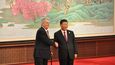 Prezident Miloš Zeman a jeho čínský protějšek Si Ťin-pching