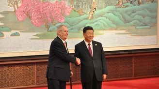 Zeman v Číně kritizoval americký protekcionismus. Chce, aby v Česku končila Hedvábná stezka