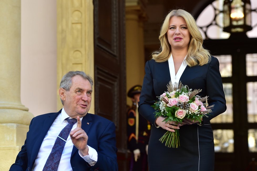 Miloš Zeman na Slovensku: S prezidentkou Čaputovou (11.10.2022)