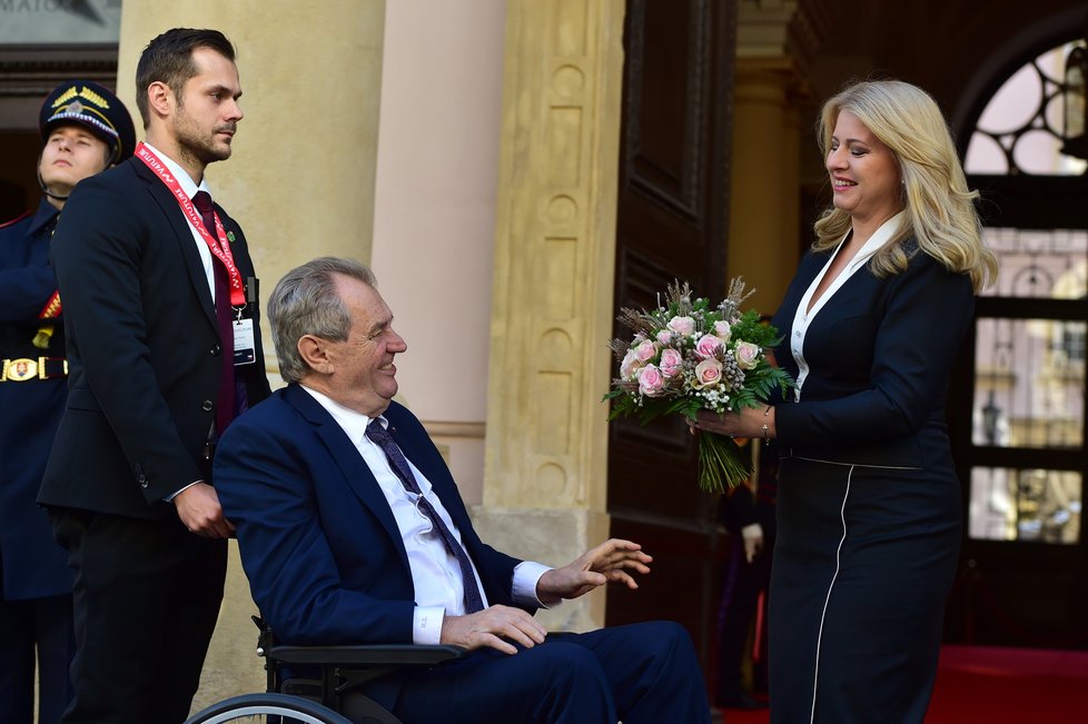 Miloš Zeman na Slovensku: S prezidentkou Čaputovou (11.10.2022)