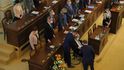 Jednání Sněmovny o rozpočtu za účasti prezidenta Miloše Zemana (18.2.2022)