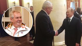 Český prezident Miloš Zeman si již v Soči stihl potřást rukou s Vladimirem Putinem