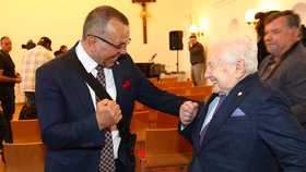 Křest knihy Spiknutí: Jaroslav Foldyna a Miroslav Grégr