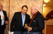 Křest knihy Spiknutí: Jiří Paroubek a Felix Slováček. Křest knihy Spiknutí: Jiří Paroubek a Felix Slováček.