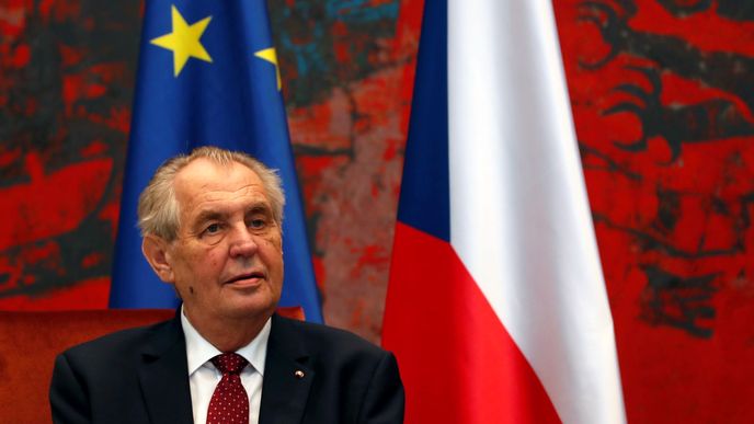 Český prezident Miloš Zeman na návštěvě Srbska