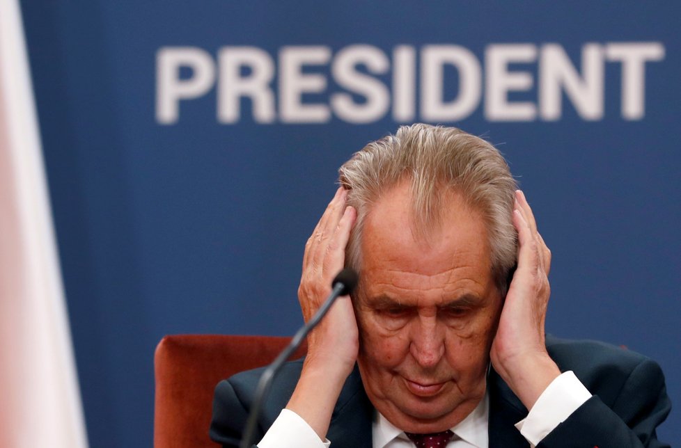 Český prezident Miloš Zeman na návštěvě Srbska (11. 9. 2019)