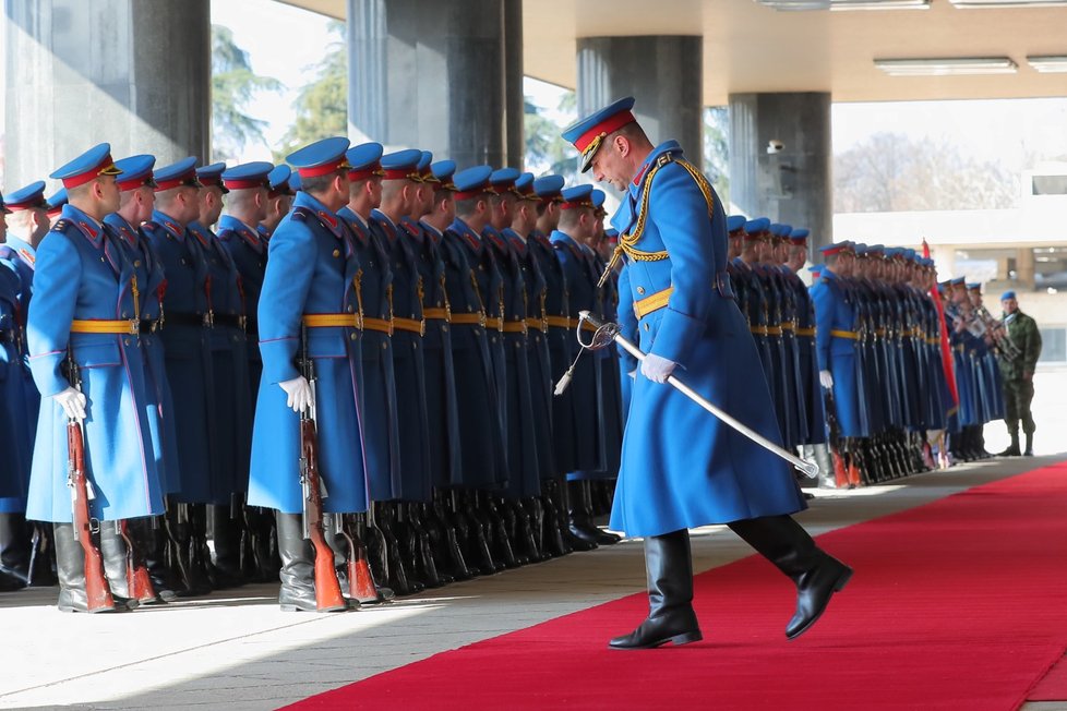 Prezident Miloš Zeman na návštěvě Srbska (30.1.2022)