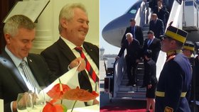 Miloš Zeman vyrazil na státní návštěvu Rumunska