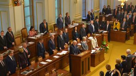 Miloš Zeman ve Sněmovně: Dorazil na projednávání státního rozpočtu (7. 12. 2016)