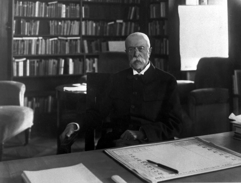 První a nejslavnější československý prezident Tomáš Garrigue Masaryk