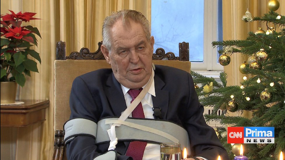 Prezident Miloš Zeman v Partii televize Prima