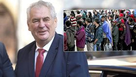 Miloš Zeman se tradičně navezl do migrantů. Prý neumí pracovat a jdou do Evropy jen pro dávky.