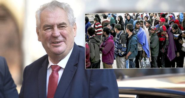 Pro migranty šampus a kaviár, radí Zeman. Pracovat prý neumí, jen brát dávky