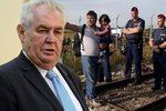 Podle prezidenta Zemana by na české hranice kvůli uprchlické krizi měla vyrazit armáda