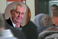 Rozmrzelý Zeman ruší kvůli úrazu zahraniční cesty: Bude mít trvalé následky?