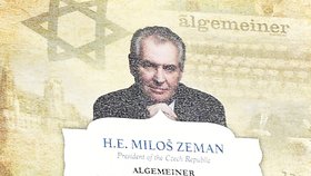 Miloš Zeman přebral v New Yorku ocenění od židovské asociace.