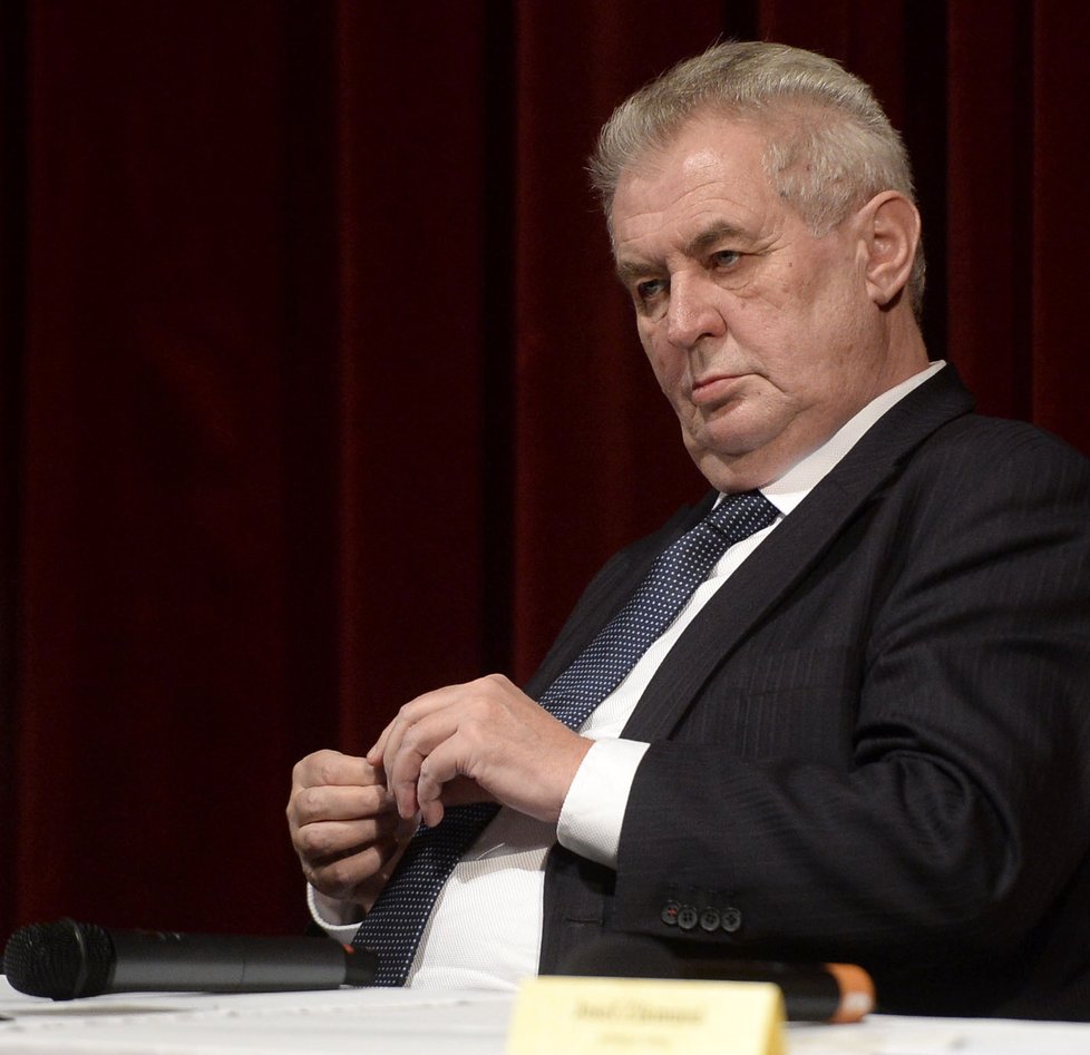 Prezident Miloš Zeman.