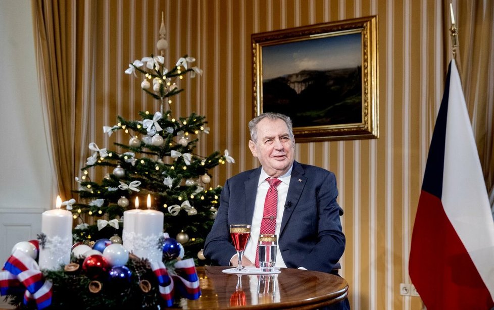 Vánoční poselství prezidenta Miloše Zemana (26. 12. 2022)