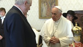 Miloš Zeman ve Vatikánu: Audience u papeže a návštěva baziliky sv. Petra