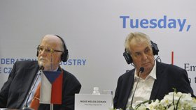 Miloš Zeman na Česko-vietnamském ekonomickém fóru v Hanoji