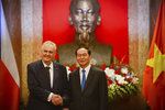 S prezidentem Tran Dai Quangem se na státní návštěvě Vietnamu setkal v roce 2017 jeho český protějšek Miloš Zeman