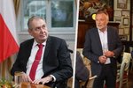 Miloš Zeman a jeho hradní muži Vladimír Kruliš a Jaroslav Hlinovský