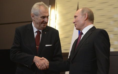 Miloš Zeman, Vladimir Putin