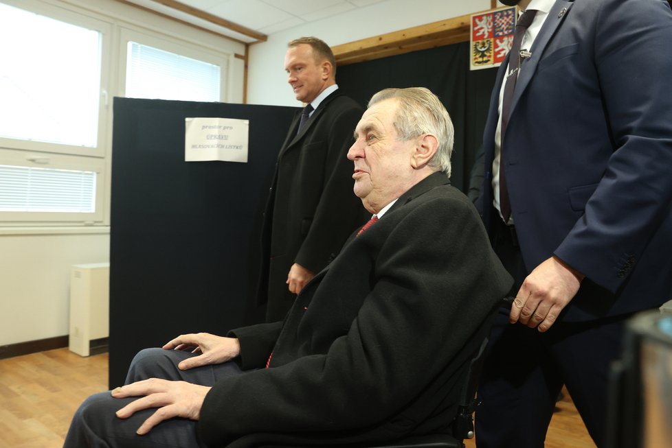 Miloš Zeman volil svého nástupce