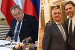 Miloš Zeman omilostnil firmu, ve které působí Jaromír Jágr.