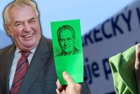 Uspořádat akci na mou podporu? To chce odvahu! Zeman byl nadšený ze zelených karet