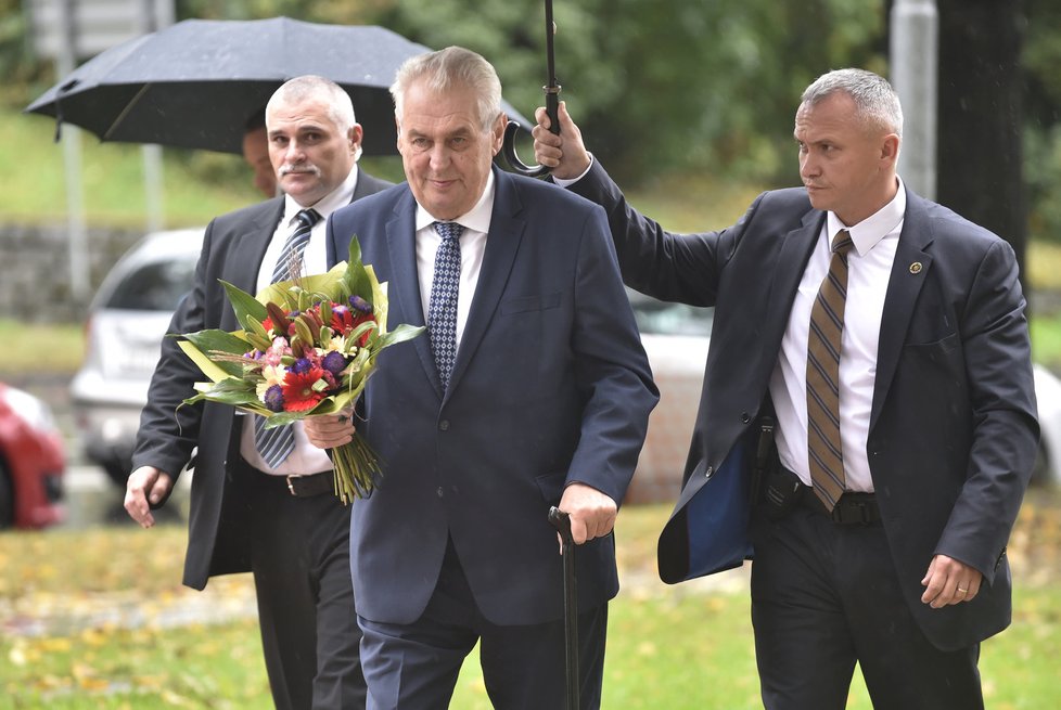 Miloš Zeman vyrazil na návštěvu Zlínského kraje.