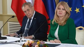 Zemanova rozlučková cesta na Slovensko: Tiskovka se Zuzanou Čaputovou
