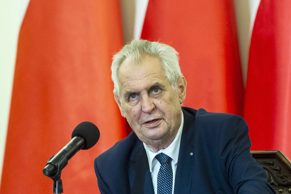 Prezident republiky Miloš Zeman