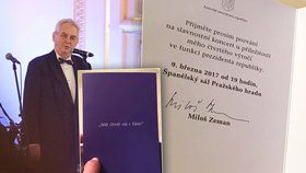 Miloš Zeman - rok čtvrtý. Na slavnostním večeru ke čtvrtému výročí své inaugurace. Večer se také vyjádřil k další kandidatuře na prezidenta ČR.