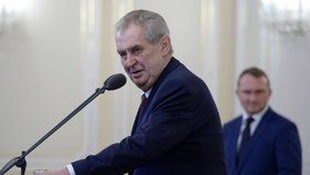 Prezident republiky Miloš Zeman