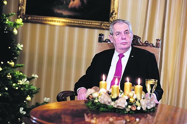 Zeman Prezident Miloš Zeman své poselství už posedmé.