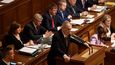 Prezident Miloš Zeman vystoupil na schůzi Poslanecké sněmovny ke státnímu rozpočtu