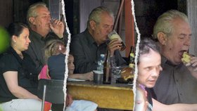 Zeman si pochutnal na panáčku, na pivečku i bábovce.